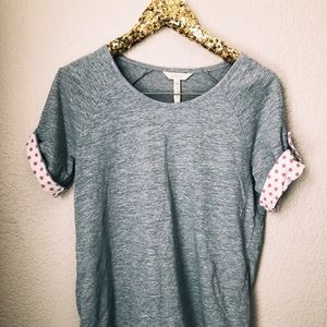 matilda jane gray short sleeve with white tulle